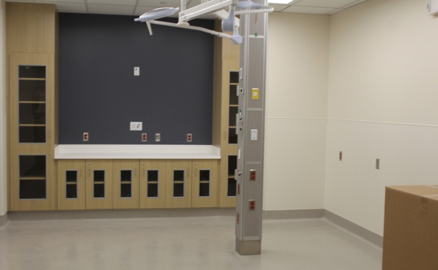 An exam room in the new emergency department at Citizens Memorial Hospital in Bolivar, Mo. on February 17, 2026.