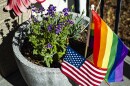 A new state law limiting which flags are legal on government property means Pride flags aren’t flying along the median on Harrison Boulevard in Boise this year. But residents are finding new ways to show their support.