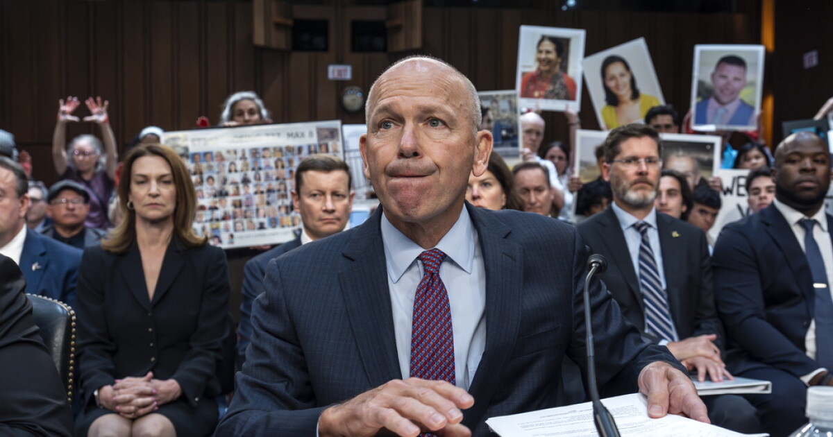 Boeing's CEO is appearing before a Senate panel as a new whistleblower ...