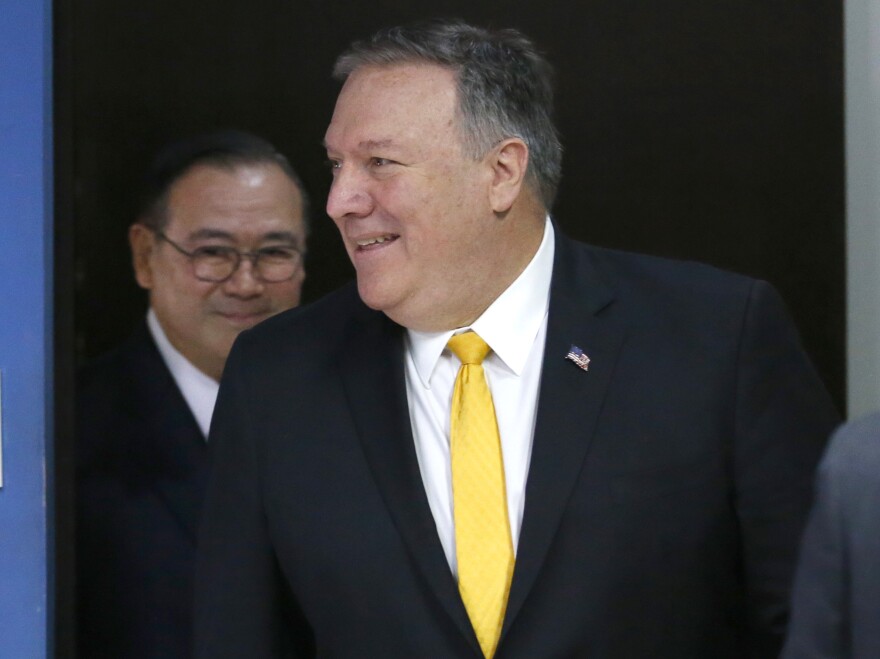 Secretary of State Mike Pompeo in the Philippines last week.