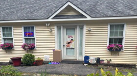 A search warrant at Annie Spa in Bow was executed on Tuesday.