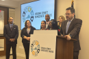 Senate Majority Leader Scott Surovell joins with other members of his party to roll out Democrats' affordability agenda ahead of the 2026 General Assembly session.