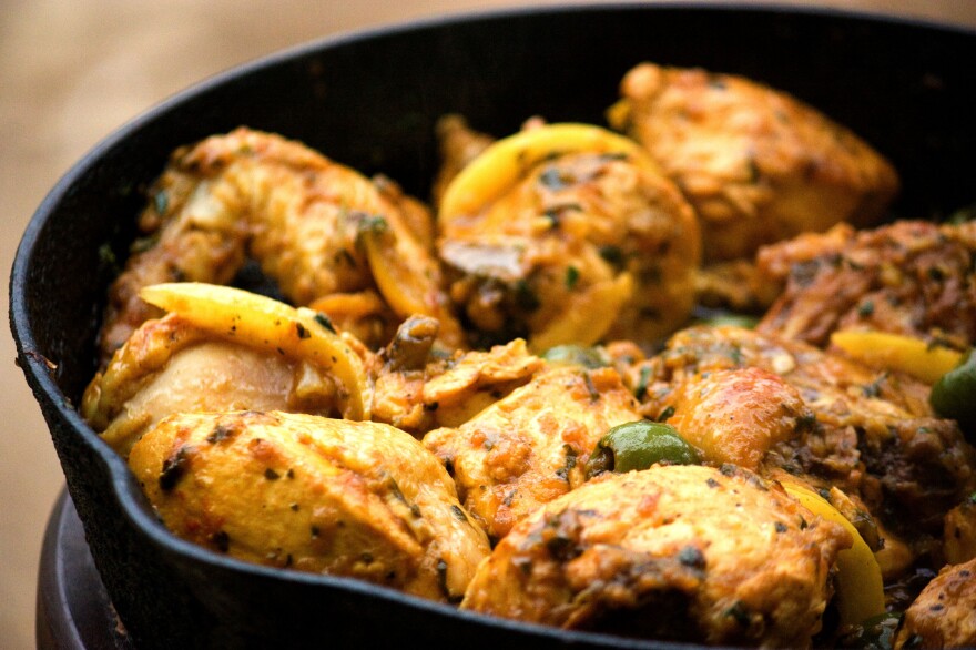 Chicken With Preserved Lemon And Green Olives