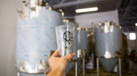 Raising a glass at Flying Bike's new space in Greenwood.