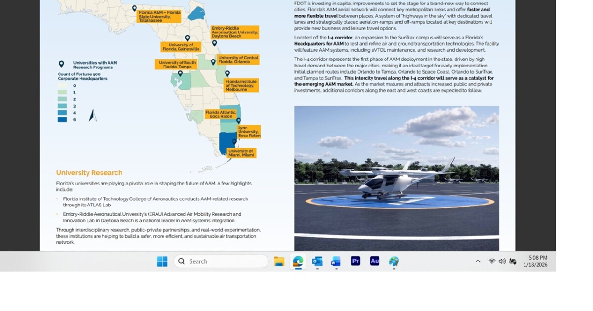 Florida is planning for 'the age of flying cars'