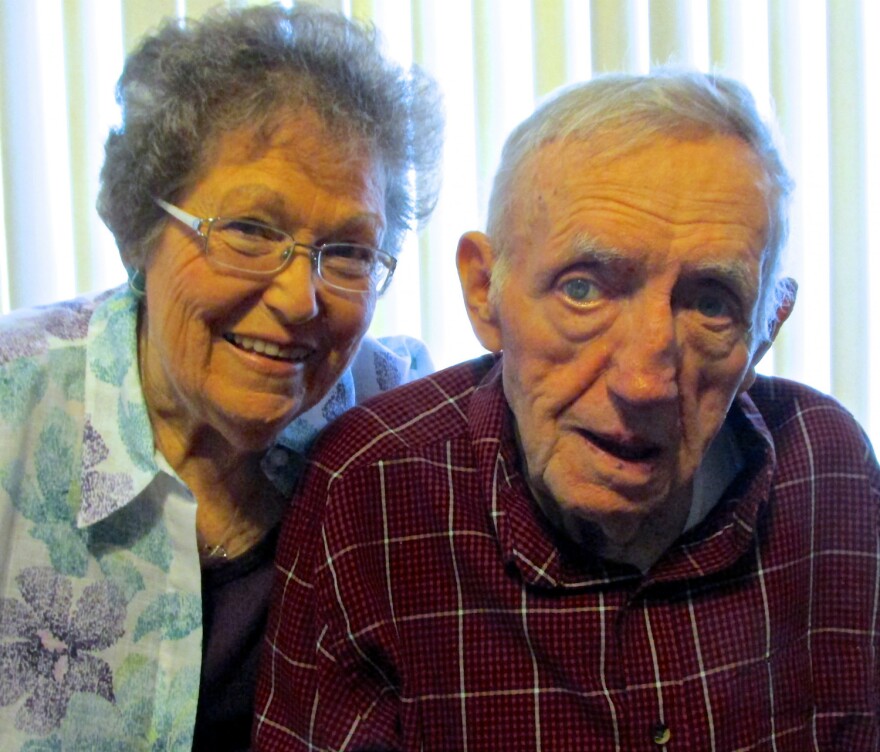 Shirley and Dale Brandenburger have been married 61 years.