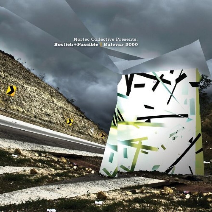 Album art depicting the road, Bulevar 2000, in Tijuana.
