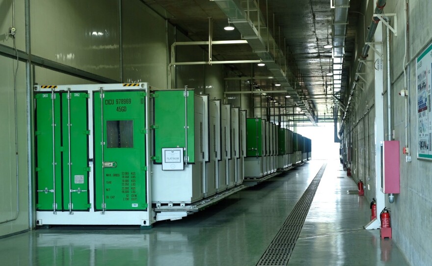 The Foxconn data center was designed to sit on a natural plateau, where the altitude and monsoon climate keep the average annual temperature at 59 degrees.
