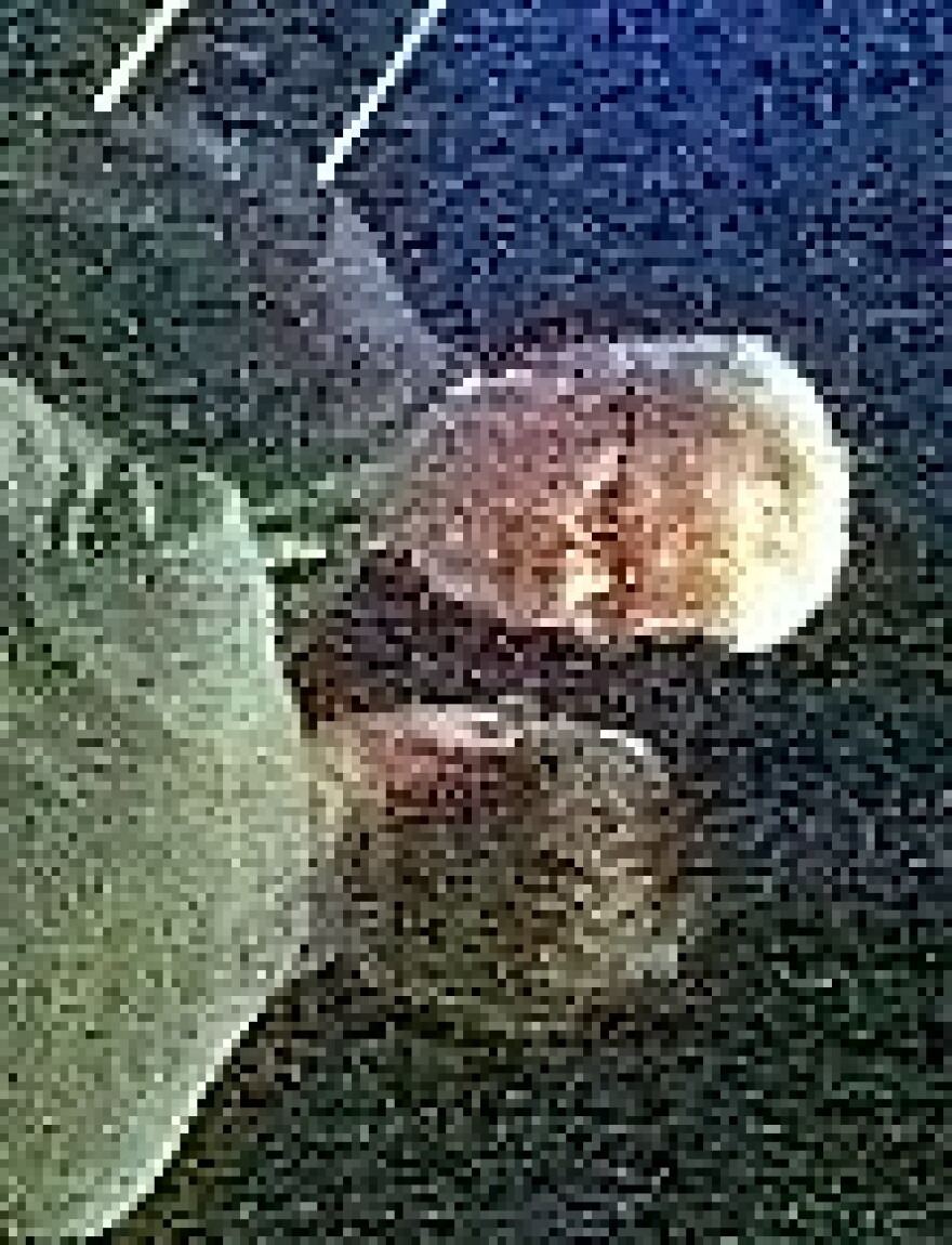 Senator Coburn works the prior to his address in Tulsa