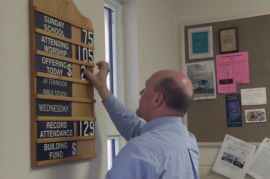 Jim Dillinger, a Pastor at the Rochester Church of Christ, has been on an Affordable Care Act insurance plan since subsidies became available.