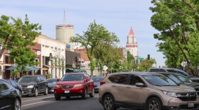 Main street in downtown Merced.