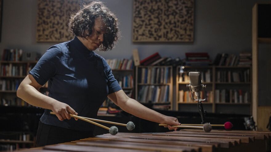 Mallet percussionist Patricia Brennan, whose new album is titled 'More Touch.'