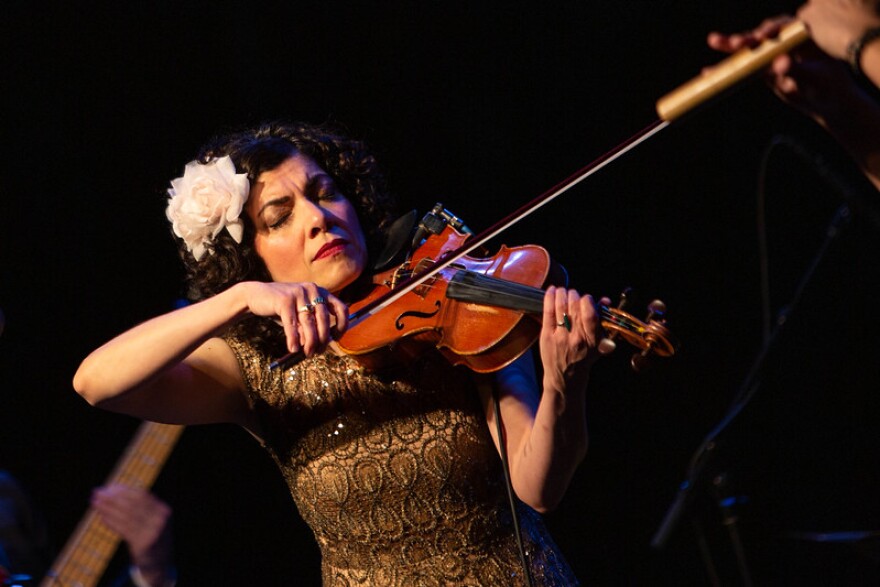 Carrie Rodriguez performs in her Laboratorio concert on Feb. 27, 2022, at Stateside at The Paramount at Austin.