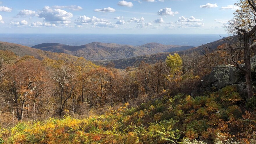 Onion Mountain overlook near Franklin, NC