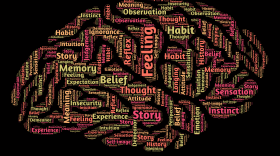 An image depicting the mind and its memories.