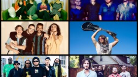 Clockwise from top left, Sounds Of Nebula, Zeddemore, Beebs, Gary Lazer Eyes, Lights Out Project, The Spring