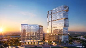 A high-rise with 386 apartments and a hotel with 282 rooms could be coming to downtown Kansas City.