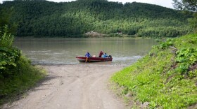Sleetmute, where wildfires are currently burning less than 15 miles away, is pictured here on August 16, 2019. (Katie Basile/KYUK)