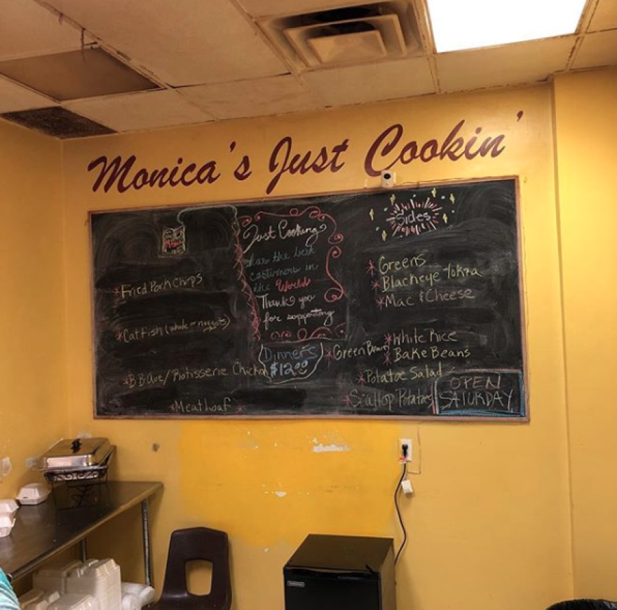 "Going fast today," reads a post on @justcookin513, Just Cookin's Instagram account, showing specials wiped off the board as they sell out. 