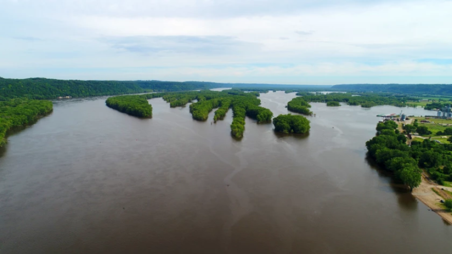 The Mississippi River basin covers all or part of 31 states in the U.S, including Prairie du Chien, Wisconsin, pictured here. Targeting conservation funds to the Mississippi River watershed could have far-reaching climate and water quality benefits.