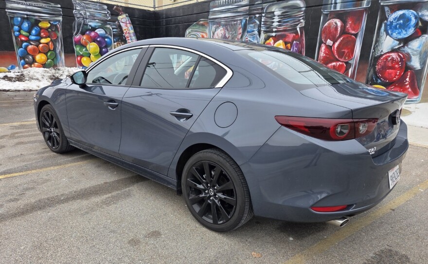 2026 Mazda3 2.5 S Carbon Edition Sedan AWD left rear