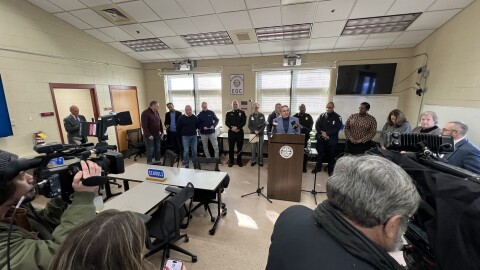 Ahead of Sunday's snowstorm, Springfield, Mass. city department heads gathered to brief the public on Friday, Jan. 23, 2026.