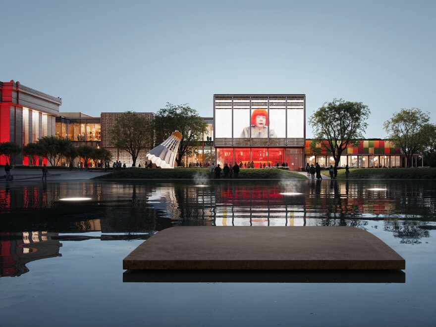 Selldorf Architects’ vision, “Bringing Art to the People,” would seek to “connect the museum to its surroundings, landscape and history.” Their design for a new West Building would complement the museum's current structures “with openness, transparency, and flexibility.”