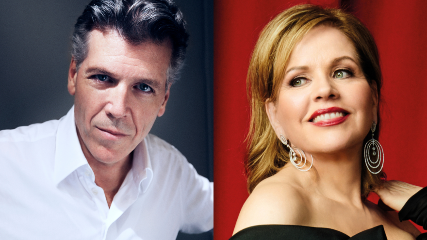 Baritone Thomas Hampson and soprano Renée Fleming