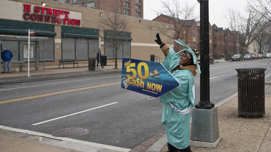 A lifetime resident of the H Street Northeast area, Cherry Tilghman says some of the changes here, like a new Giant grocery store, have improved the neighborhood.