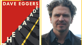 Book Cover for "The Parade" and Dave Eggers author photo