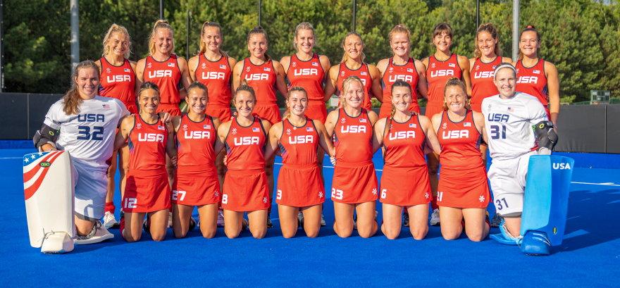 The 2024 USA Field Hockey team.