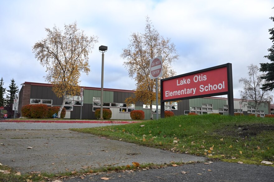 Lake Otis Elementary School in 2022.
