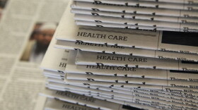 A stack of newspapers in San Francisco, California. (Justin Sullivan/Getty Images)