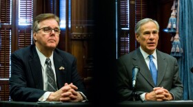  Gov. Greg Abbott and Lt. Gov. Dan Patrick have typically been on the same side when it comes to policy, but disagreements on how to handle property tax cuts has revealed some daylight between the two.