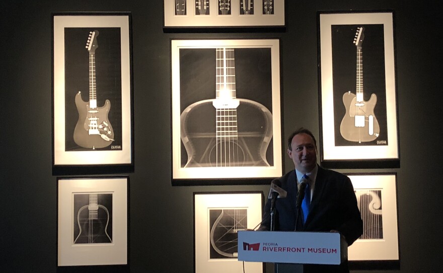 Giant Guitar Has Riverfront Museum Amped Up For New Exhibit WCBU Peoria