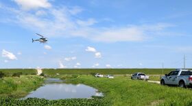 According to the Polk County Sheriff's Office, a Mosaic employee found the body of 45-year-old Michael Ford II as well as an alligator with body parts in its mouth. 