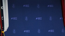 President Donald Trump waves as he speaks at the National Republican Congressional Committee's (NRCC) annual fundraising dinner, Wednesday, March 25, 2026, at Union Station in Washington.