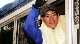 The previous record holder,15-year-old Temba Tsheri, summitted Everest two weeks after his 16th birthday in 2001. Temba abandoned his first attempt on the world's tallest mountain in 2000 because of frostbite. He lost three fingers on his right hand and two on his left. 