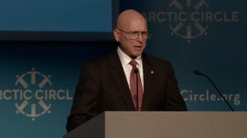 U.S. Coast Guard Adm. Robert Papp (Ret.) addresses the 2014 Arctic Circle meeting in Reykjavík, Iceland. (Photo: ArcticCircle.org)