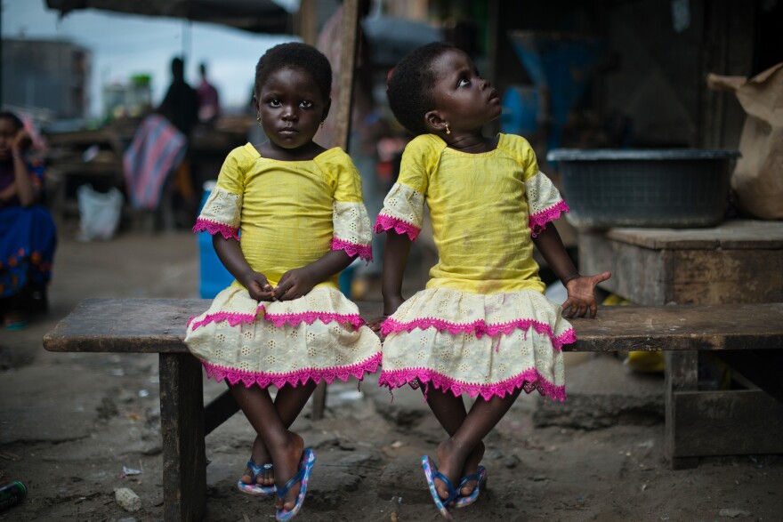 Fatoumaba and Zeynab, age 3