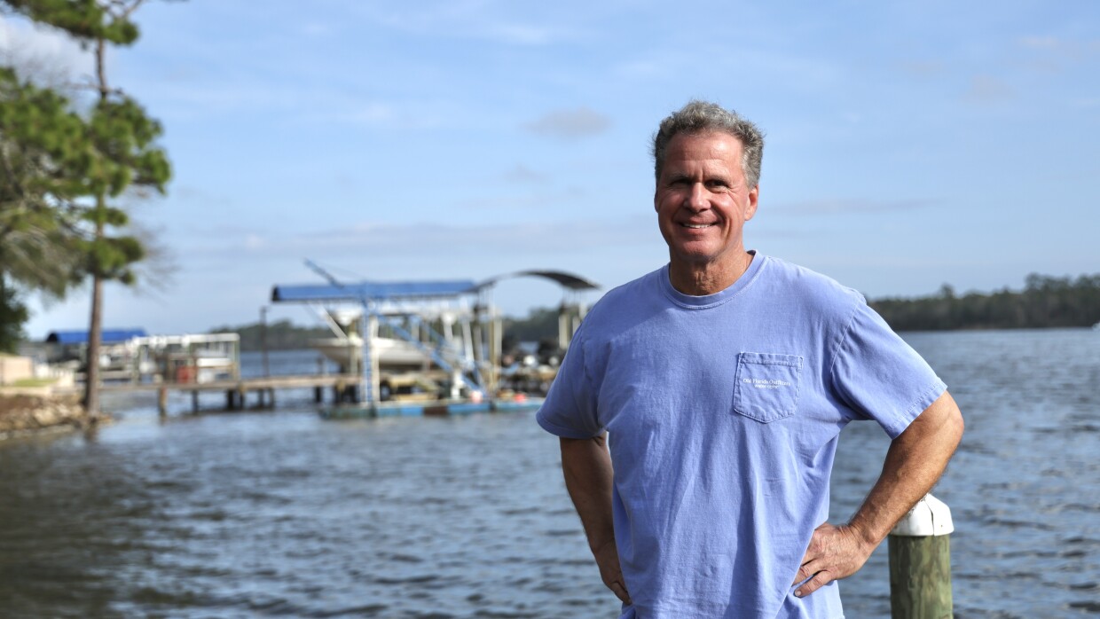 Retired veterinarian Dr. Jason Marquardt of Niceville does not carry a Parkinson’s gene, yet he and his father both developed the disease. Both were exposed to agricultural chemicals. (Maria Avlonitis/WUFT News)