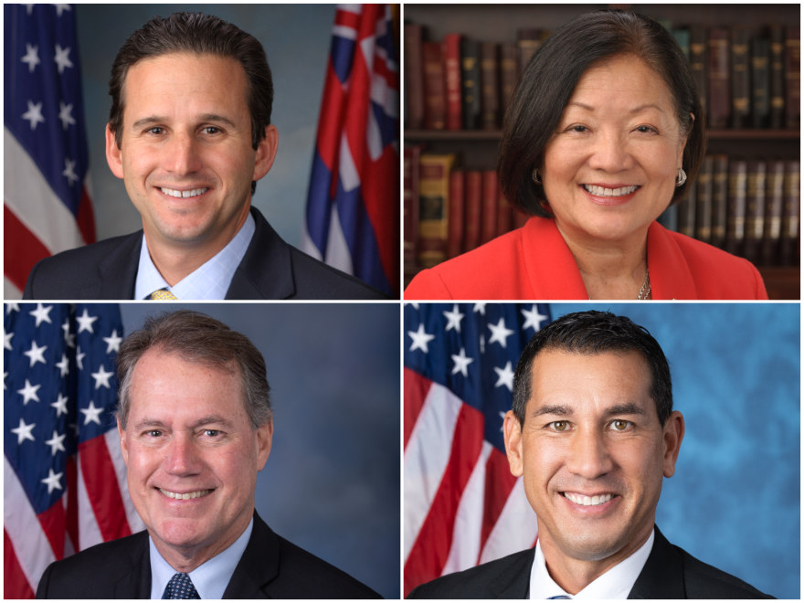 U.S. Sens. Brian Schatz and Mazie Hirono and U.S. Reps. Ed Case and Kaialiʻi Kahele