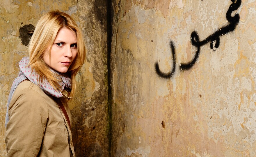 Claire Danes as CIA agent Carrie Mathison on Showtime's Homeland.