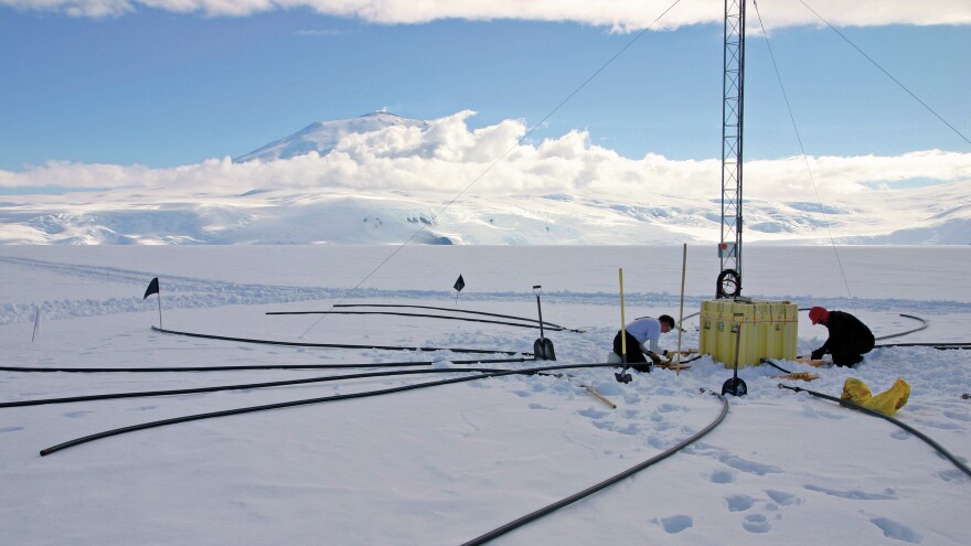 Remote monitoring stations, such as this one in Antarctica, keep constant watch for nuclear tests.