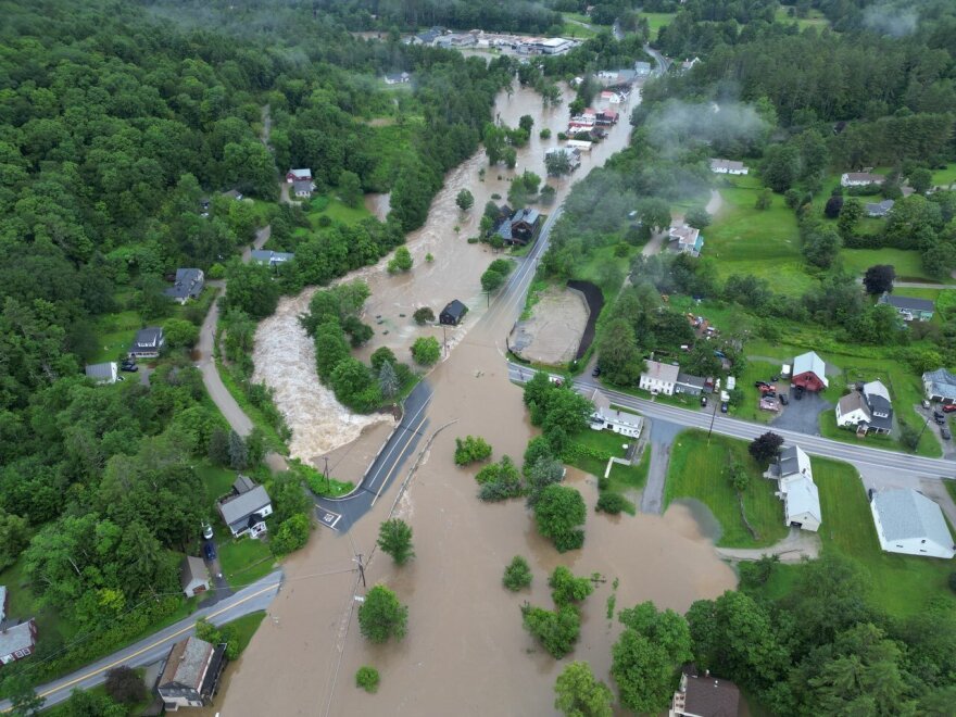 Floods In Vermont July 2025 Images References :