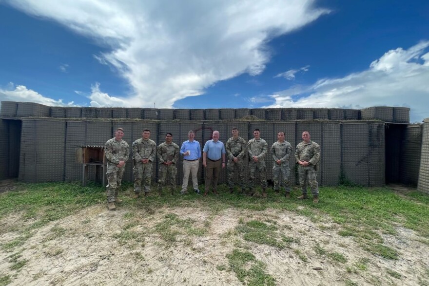 Representative Jim Banks visited Camp Simba in Kenya over Veterans Day.