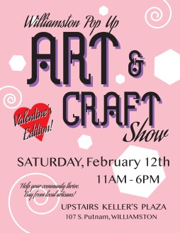 Pop Up Show Flyer February 2022