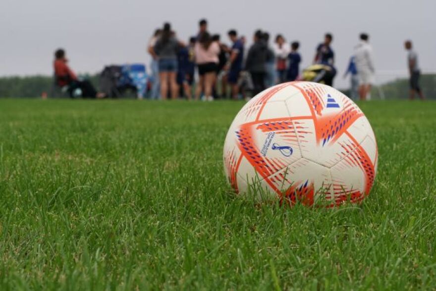 The action at the semi-finals of the Sycamore-DeKalb Soccer League