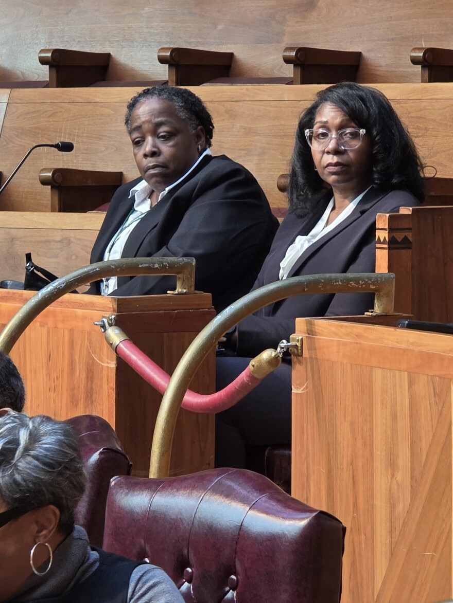 BMHA Board of Commissioner Chair Yvonne McCray (left) and BMHA General Counsel Roslyn McLin (right)