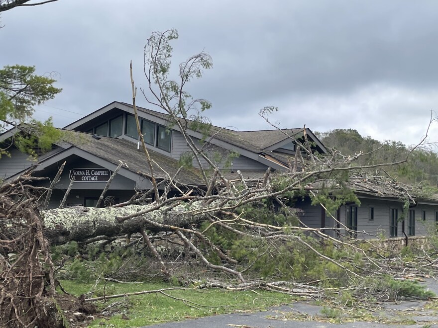 Students at Lees-McRae College in western North Carolina evacuated their campus after Helene hit, causing some international students to relocate to Charlotte.